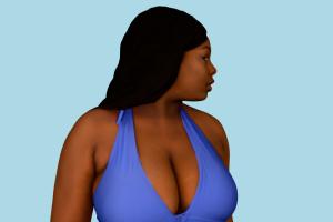 Ellie Posed Swimwear Swimwear, Swimwear-bundle, posed, girl, female, woman, summer, beach, scanned, people, renderpeople